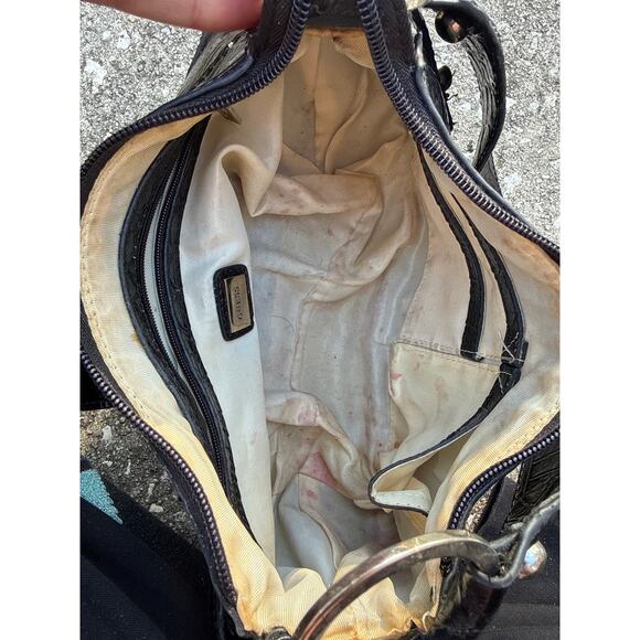 Vintage Black Snakeskin Y2K Guess Shoulder Bag - Picture 5 of 5